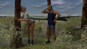 opowiadanie erotyczne Trening w plenerze